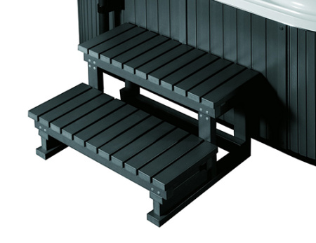 Лестница пластик-дерево для бассейна 4 м (Китай), Hemlock